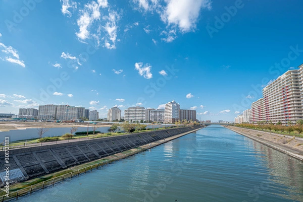 Fototapeta 浦安のマンション群
