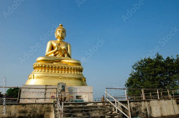 Obraz golden buddha statue