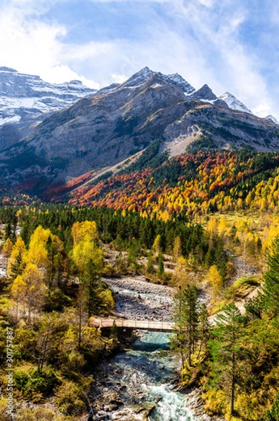 Fototapeta Panorama automnal cirque de Gavarnie