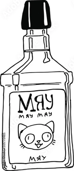 Obraz drawing delicious drink new year