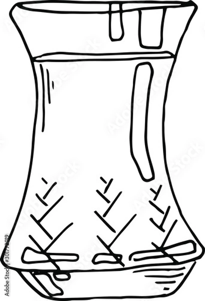 Obraz drawing delicious drink new year