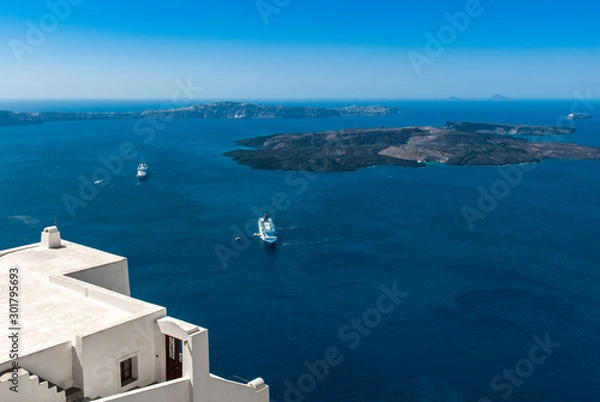 Obraz View of Santorini Greece