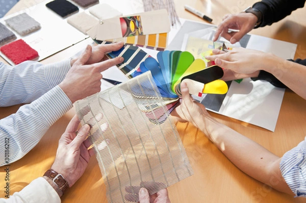 Obraz Materiał i kolor konsultacji