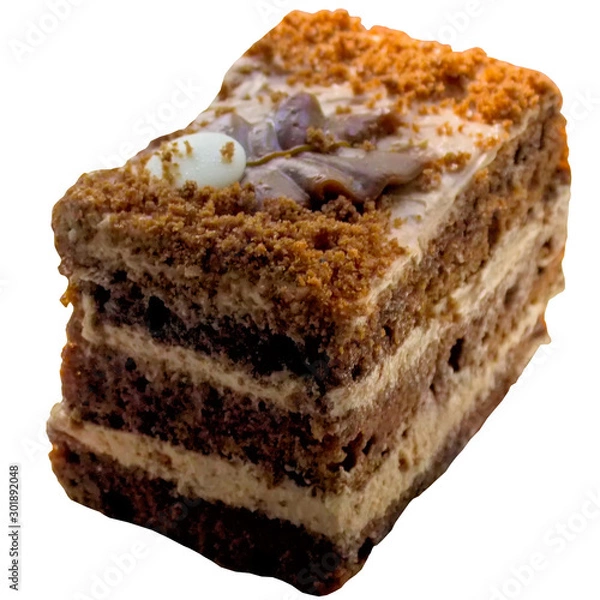 Fototapeta Chocolate pie.