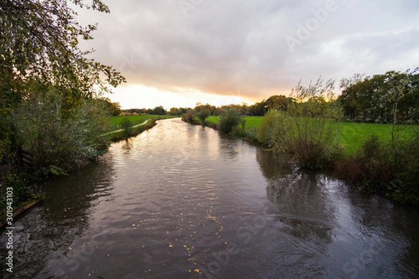 Obraz landscape with river