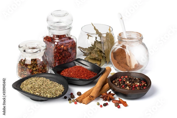 Fototapeta spices set