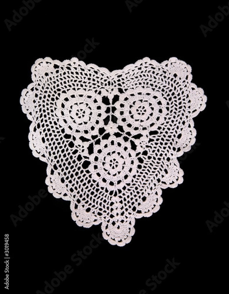 Fototapeta lace heart