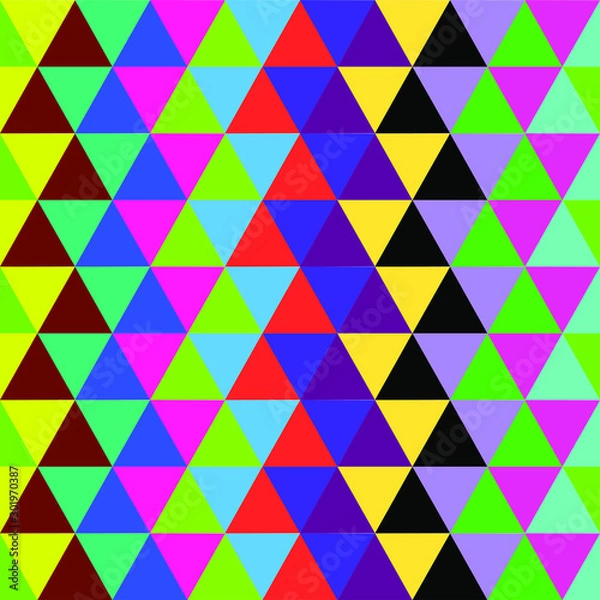 Obraz abstract background with triangles