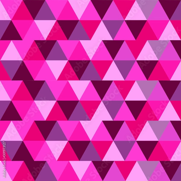 Obraz seamless geometric pattern with triangles
