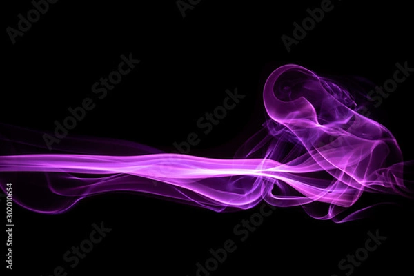 Obraz Smoke flowers colorful for background