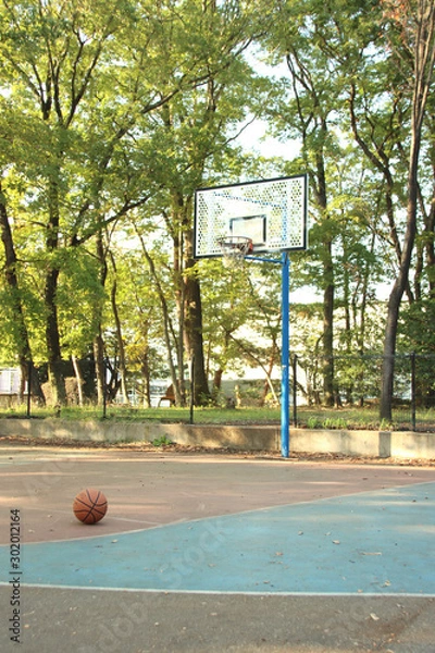 Obraz バスケットゴール　栃木県宇都宮市　平出工業団地公園