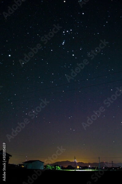 Fototapeta 田舎の星空 / Starry sky in country