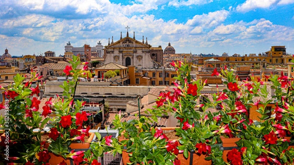 Obraz Exploring the beautiful city of Rome, Italy