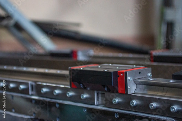 Obraz Rail guides for precision machines
