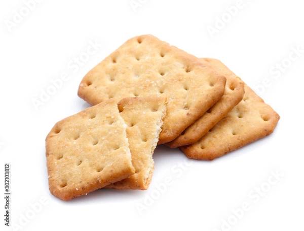 Fototapeta Cracker isolated on white