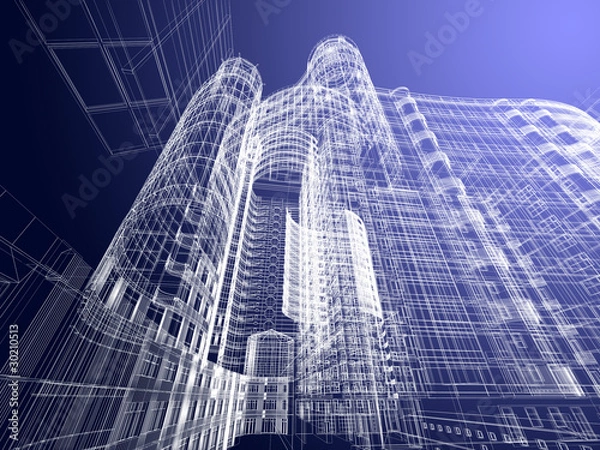 Fototapeta Abstract architecture