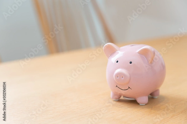 Fototapeta お金　貯金箱