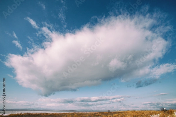 Obraz one big cloud at Hokkaido Japan