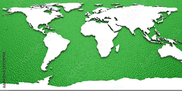 Obraz 3d World Map