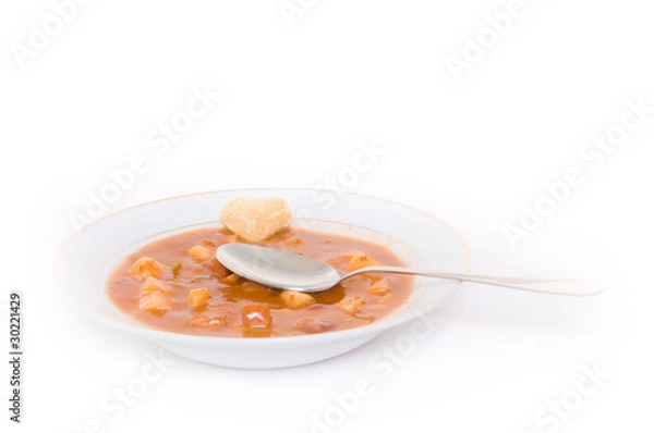 Obraz beef and veg soup