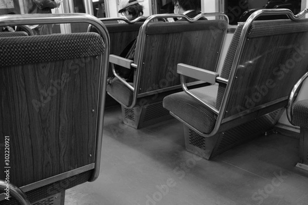 Obraz 電車の車内