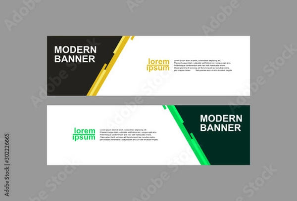 Fototapeta vector abstract design banner web template