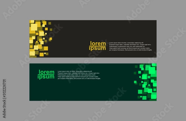 Fototapeta vector abstract design banner web template