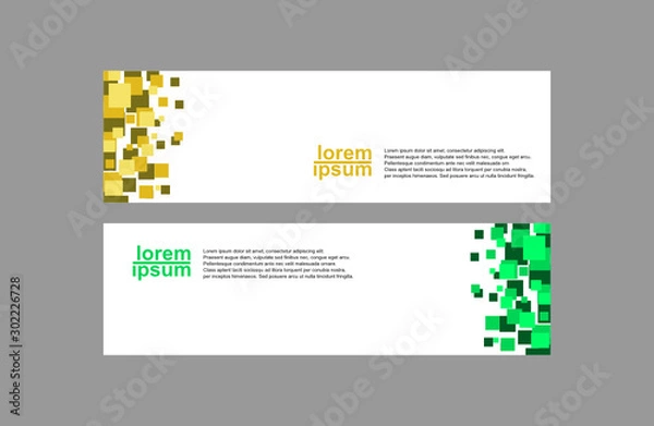 Fototapeta vector abstract design banner web template