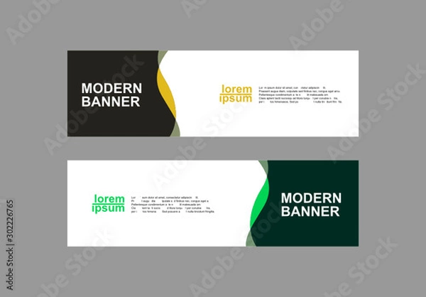 Fototapeta vector abstract design banner web template