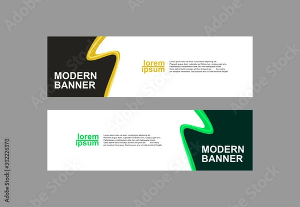 Fototapeta vector abstract design banner web template