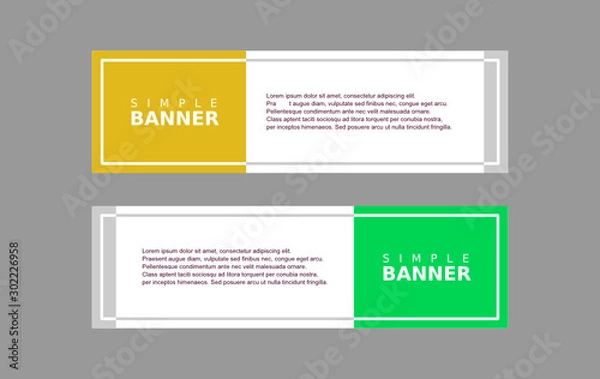 Fototapeta vector abstract design banner web template