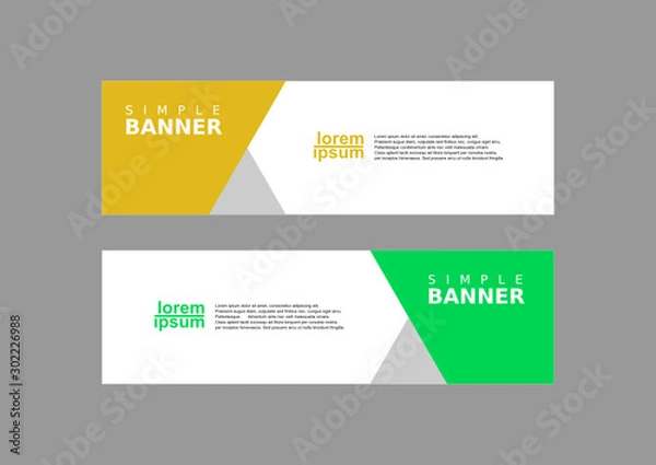 Fototapeta vector abstract design banner web template