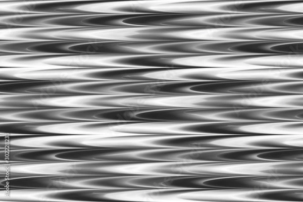 Fototapeta Абстрактная серая монохромная текстура с эффектом движения складок