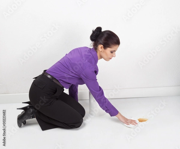 Obraz Spilled coffee