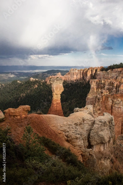 Obraz Storm in Bryce Canyon