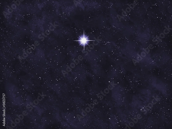 Obraz seria Starfield: jasna gwiazda