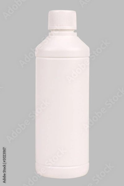 Obraz white plastic bottle
