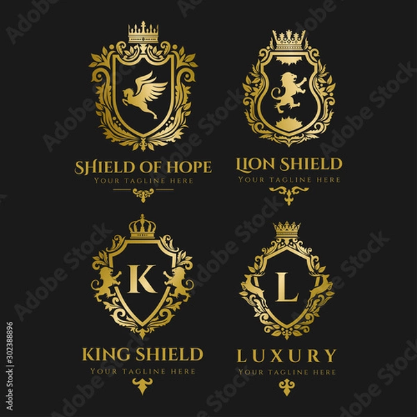 Fototapeta Shield logo collection 