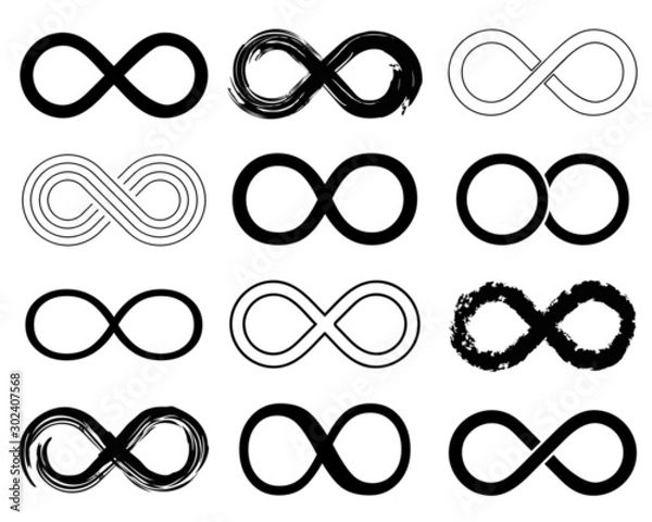 Obraz Infinity icon set