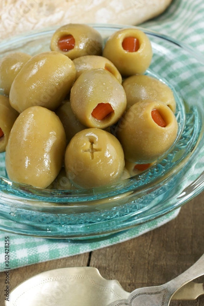 Obraz Pimento stuffed olives