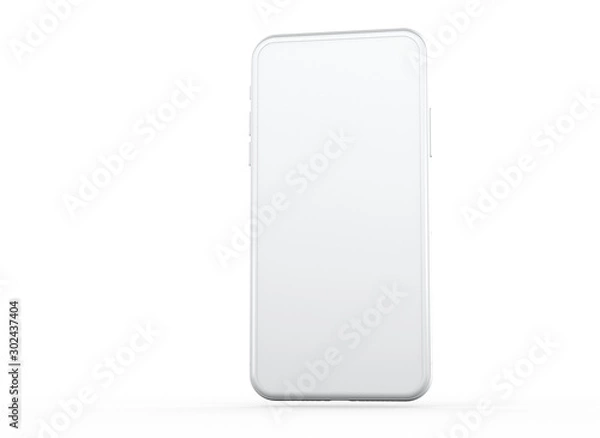 Fototapeta smartphone device digital 3d rendering