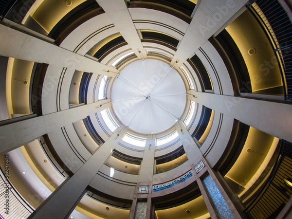 Obraz LOS ANGELES, USA - SEPTEMBER 20: Hollywood walk of fame on September 20, 2015 in Los Angeles, United States. It has stars embedded in the sidewalks along Hollywood Boulevard.