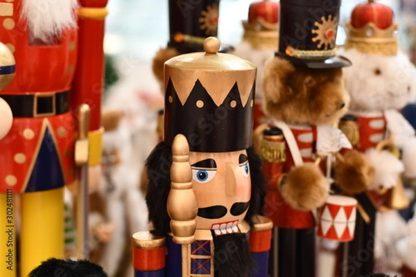 Obraz Nussknacker Holz Weihnachten