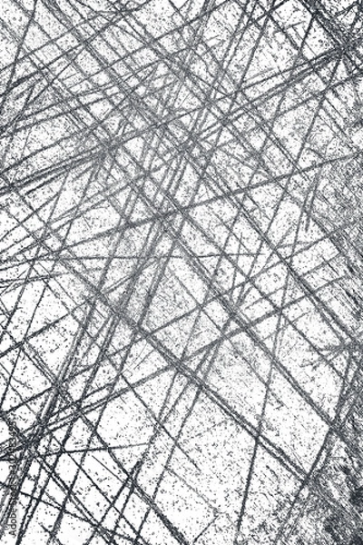 Fototapeta Abstract monochrome grunge stripes background for design.