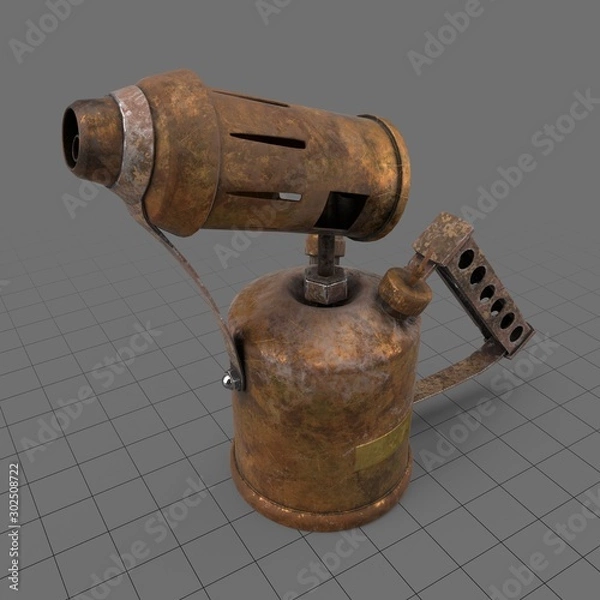 Obraz Zardzewiała latarka