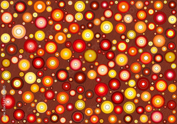 Obraz Pattern with circles