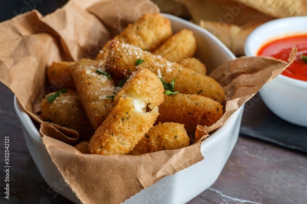 Fototapeta Mozzarella Cheese Sticks