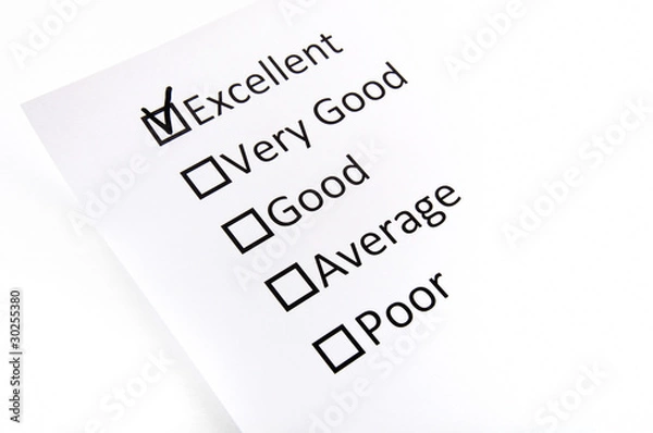 Obraz Test check boxes with the black mark