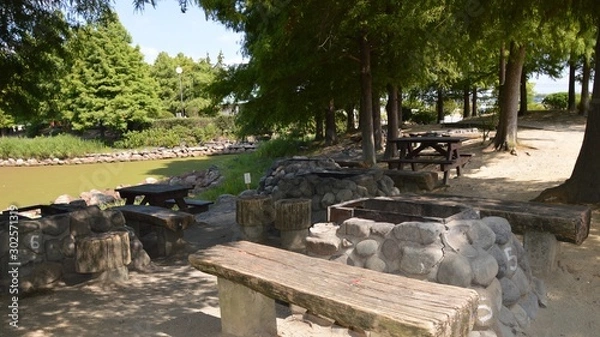 Fototapeta バーベキューッサイト