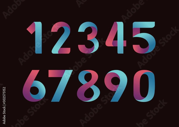 Fototapeta złoty numer